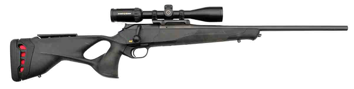 A Blaser R8 Ultimate 6.5 PRC with a Schmidt & Bender 2.5-10x 40mm Summit scope.